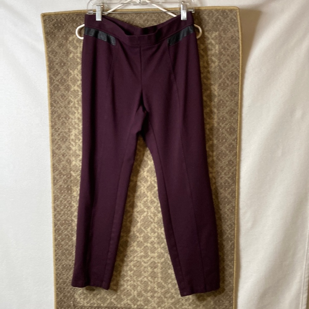 Alfani burgundy ponte pants
